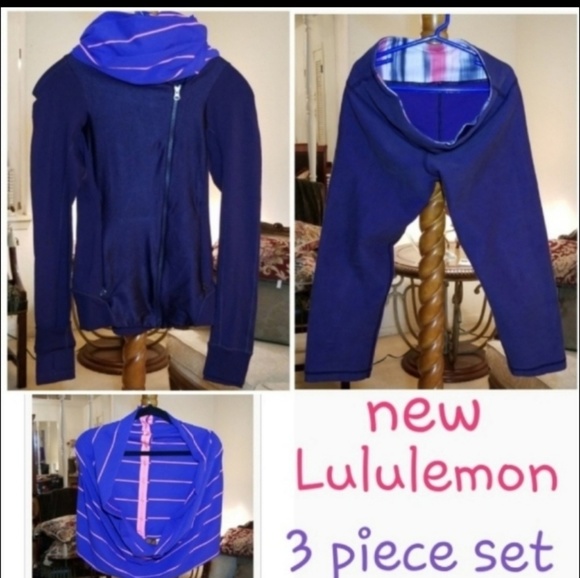 lululemon athletica Tops - Lululemon Sweatshirt, Leggings and Scarf